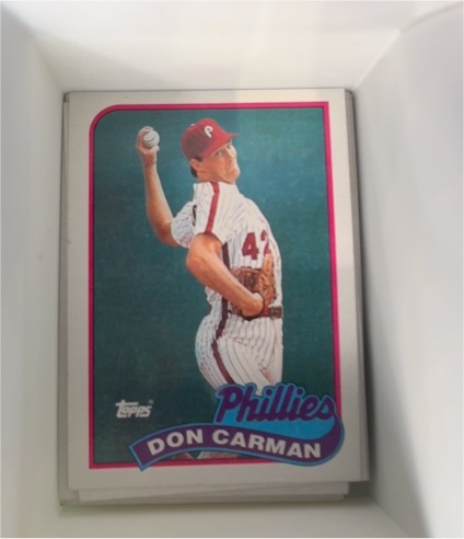 1989 Topps #154 Don Carman — front
