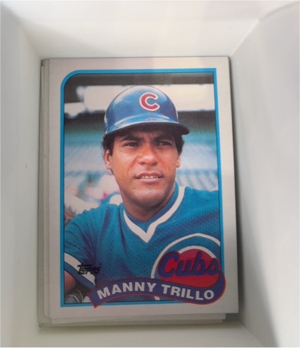 1989 Topps #66 Manny Trillo Chicago Cubs — front