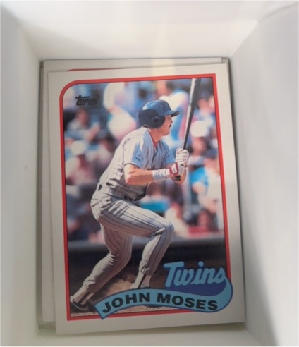 1989 Topps #72 John Moses — front