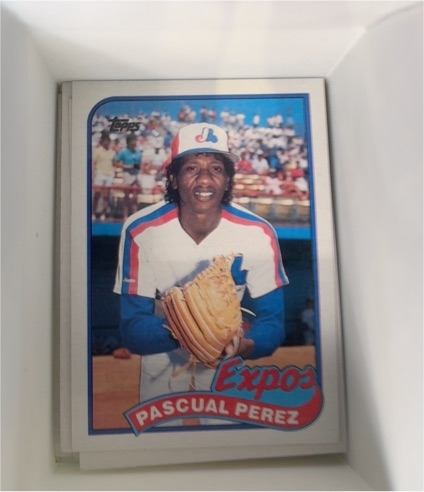 1989 Topps #73 Pascual Perez — front
