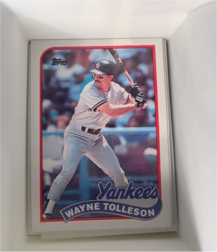 1989 Topps #716 Wayne Tolleson — front