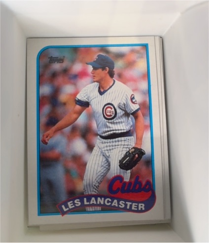1989 Topps #694 Les Lancaster — front