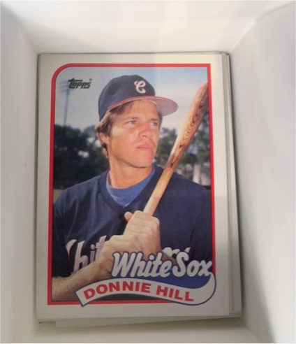 1989 Topps #382 Donnie Hill — front