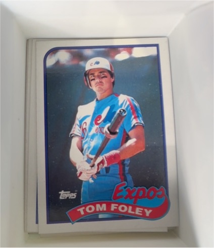 1989 Topps #529 Tom Foley — front