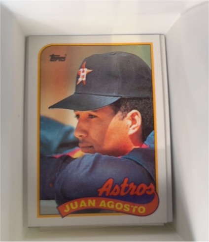 1989 Topps #559 Juan Agosto — front