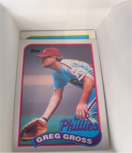 1989 Topps #438 Greg Gross — front