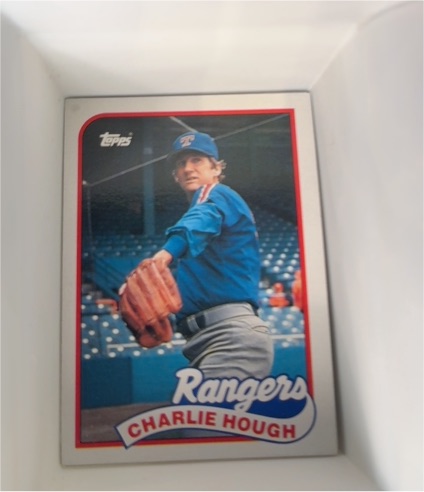 1989 Topps #345 Charlie Hough — front