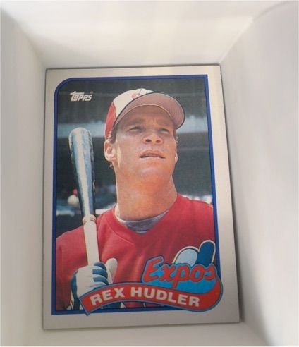1989 Topps #346 Rex Hudler — front