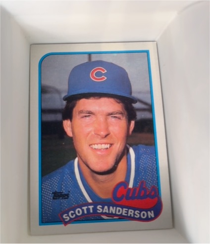 1989 Topps #212 Scott Sanderson — front