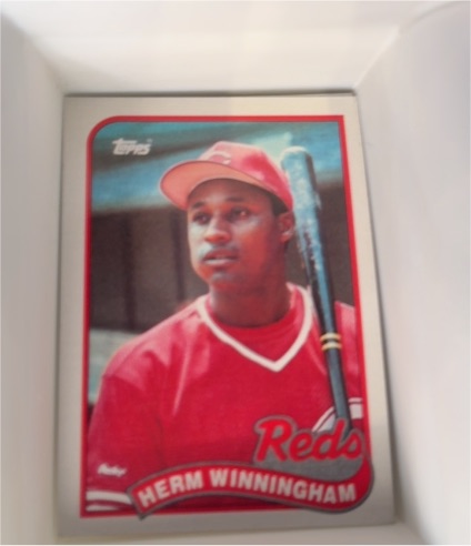 1989 Topps #366 Herm Winningham — front