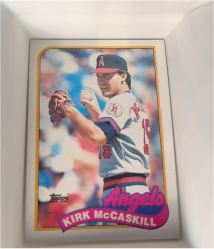 1989 Topps #421 Kirk McCaskill — front