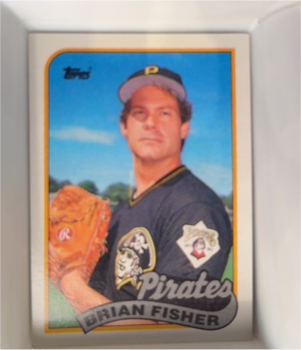 1989 Topps #423 Brian Fisher — front
