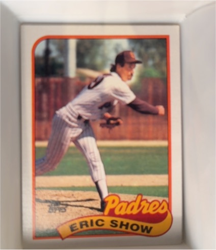 1989 Topps #427 Eric Show — front