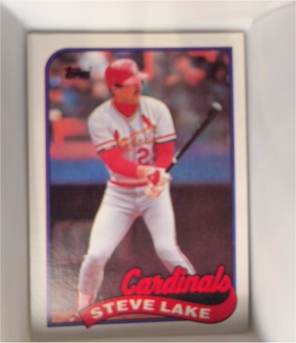 1989 Topps #463 Steve Lake — front