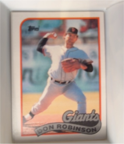 1989 Topps #473 Don Robinson — front