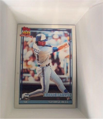 1991 Topps #440 George Bell — front