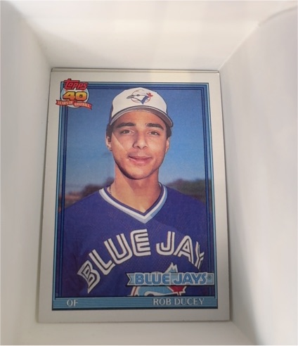 1991 Topps #101 Rob Ducey — front