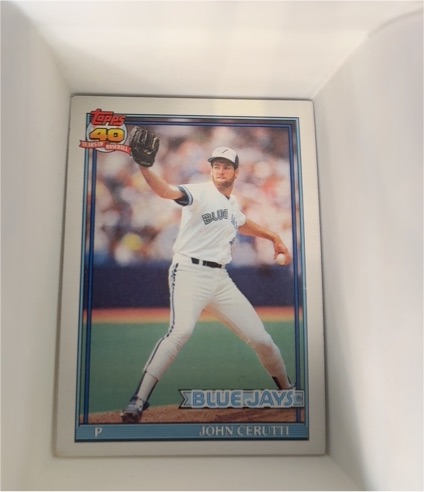 1991 Topps 40 Years of Baseball #687 John Cerutti — front