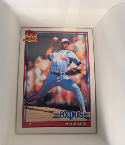 1991 Topps #252 Mel Rojas — front