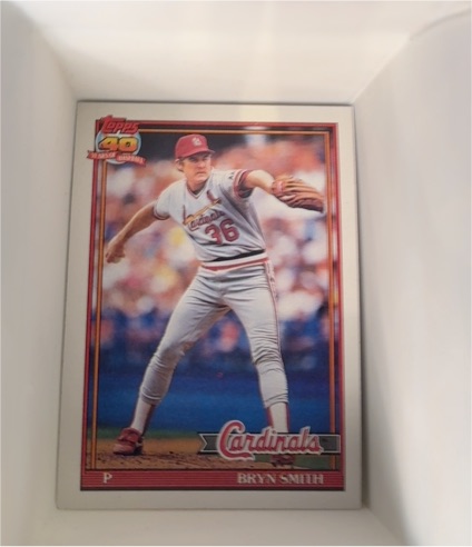 1991 Topps #743 Bryn Smith St. Louis Cardinals — front