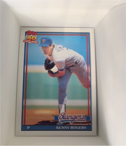 1991 Topps #332 Kenny Rogers Texas Rangers — front