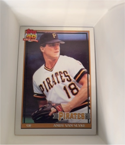 1991 Topps #425 Andy Van Slyke — front