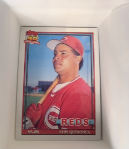 1991 Topps #581 Luis Quinones — front