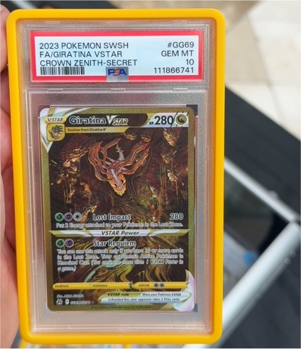 2023 Pokémon SWSH #GG69 Giratina VSTAR Crown Zenith Secret — front