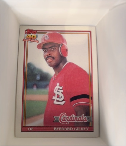 1991 Topps #126 Bernard Gilkey — front