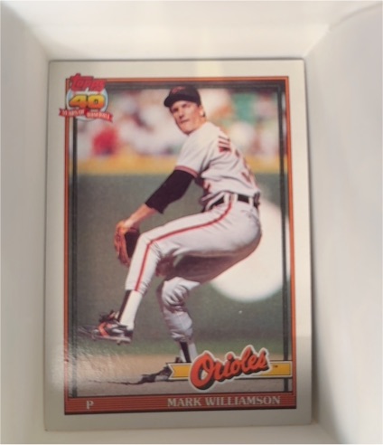 1991 Topps #296 Mark Williamson — front