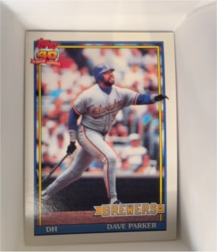 1991 Topps 40 Years of Baseball #235 Dave Parker — front