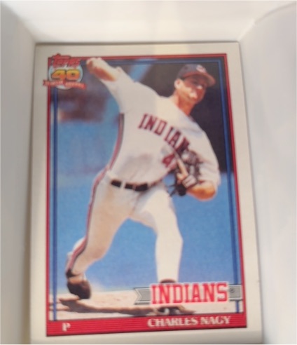 1991 Topps #466 Charles Nagy — front