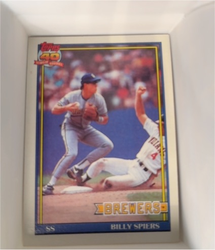 1991 Topps #284 Billy Spiers — front
