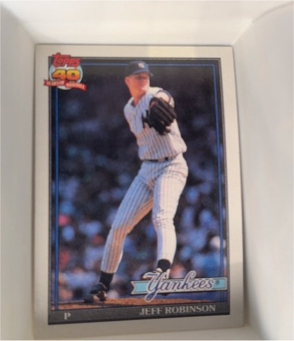 1991 Topps #19 Jeff Robinson — front