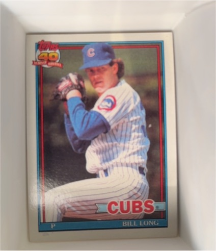 1991 Topps #668 Bill Long — front