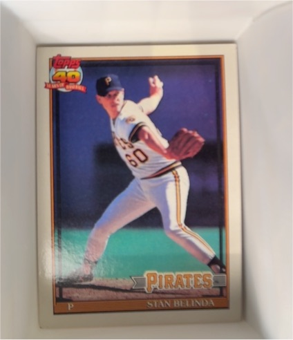 1991 Topps #522 Stan Belinda — front
