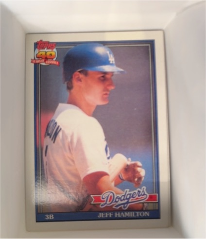 1991 Topps #552 Jeff Hamilton — front