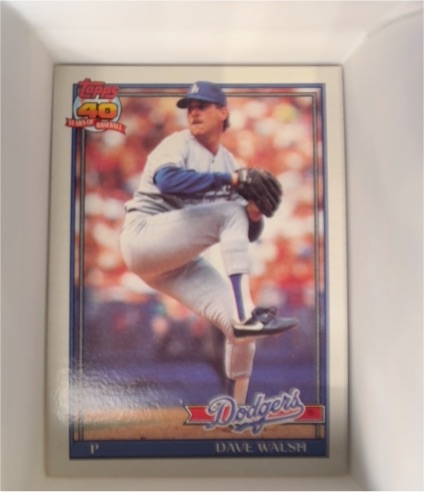 1991 Topps #367 Dave Walsh — front