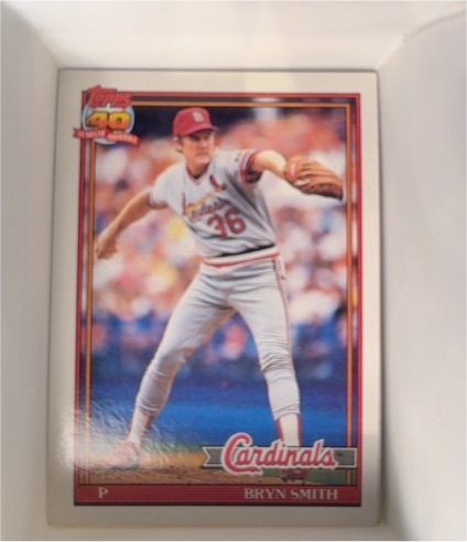 1991 Topps #743 Bryn Smith — front