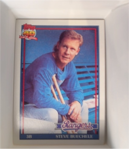 1991 Topps #464 Steve Buechele — front