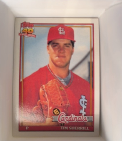 1991 Topps #769 Tim Sherrill — front