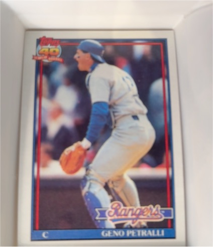 1991 Topps #78 Geno Petralli — front