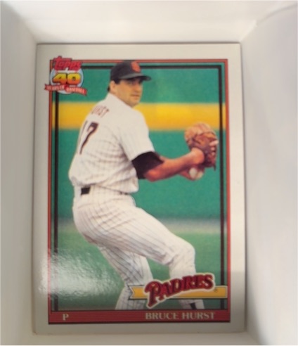 1991 Topps #65 Bruce Hurst — front