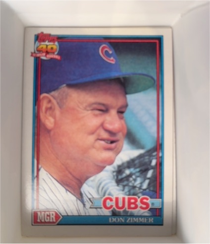 1991 Topps #729 Don Zimmer — front