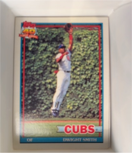 1991 Topps #463 Dwight Smith — front