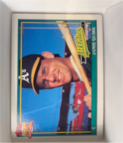1991 Topps #132 Jamie Quirk — front