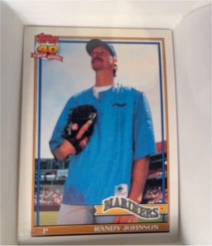 1991 Topps #225 Randy Johnson — front
