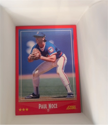 1988 Score #329 Paul Noce — front