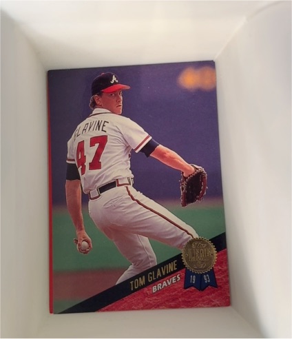 1993 Leaf #295 Tom Glavine — front
