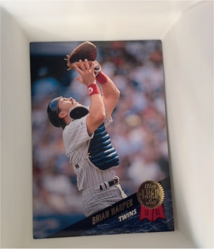 1993 Leaf #186 Brian Harper — front